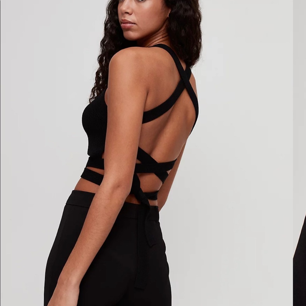 Aritzia Wilfred Cayenne Knit Top